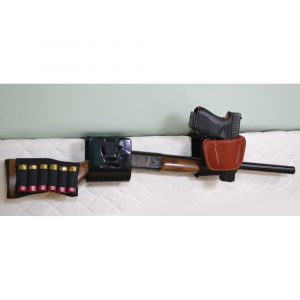 Holster Mate Shotgun Brackets with holster