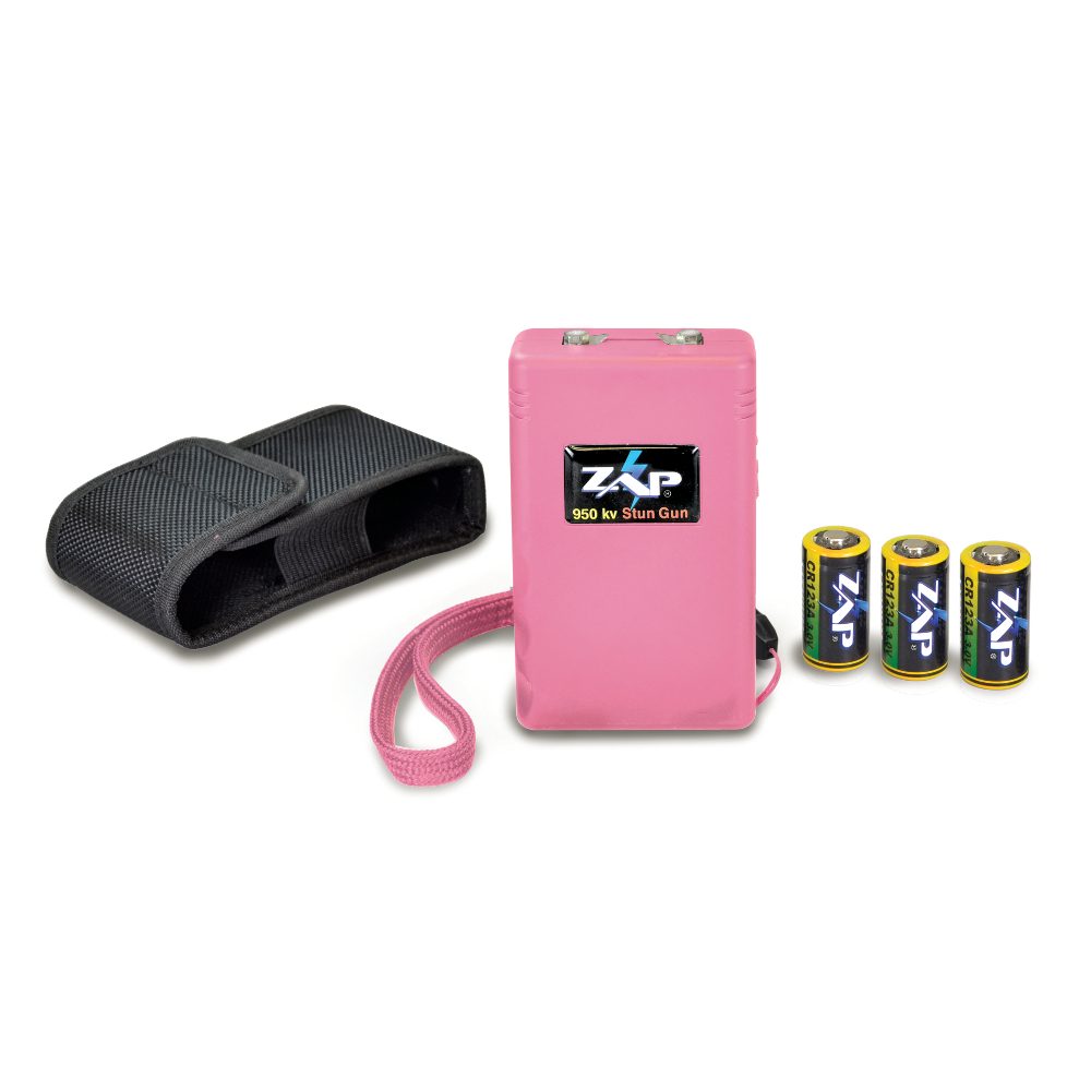 Zap 950.000 volt stun device with accessories