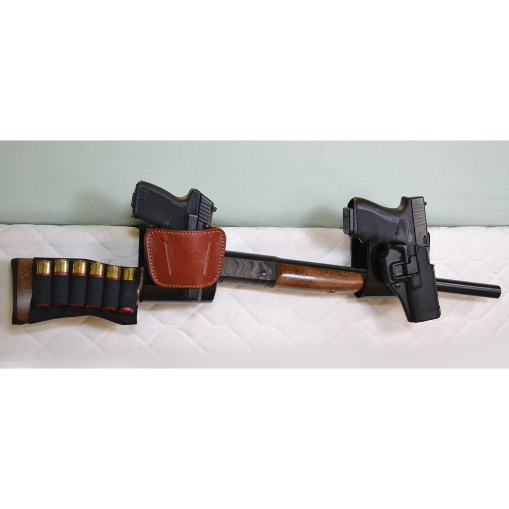 Holster Mate Shotgun Bracket with 2 pistols