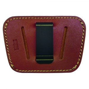 Homeland Holsters - side belt with Gun - large brown