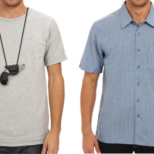 Undercover Holster - on shirts