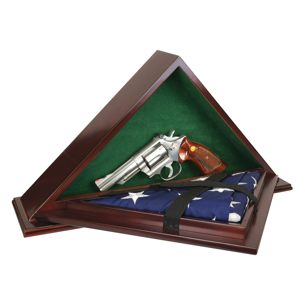 Patriot Flag Case with Concealment open