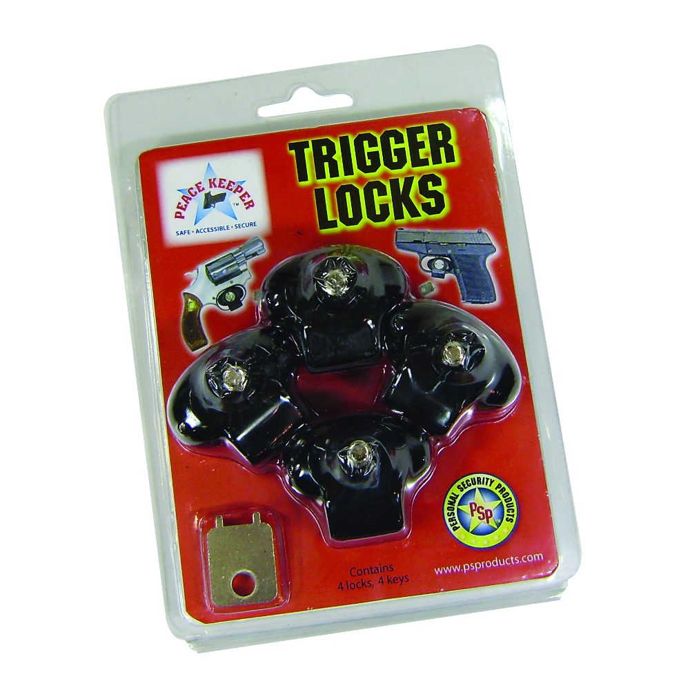 4 pack plastic trigger locks
