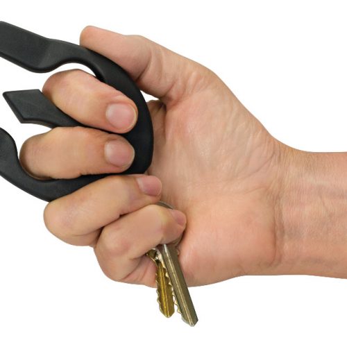 The Spartan! Protection Keychain - in hand